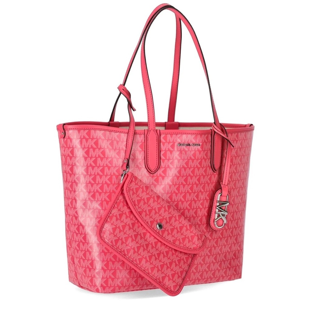Michael Kors Eliza Pink Monochrome open tote crossbody bag in XS